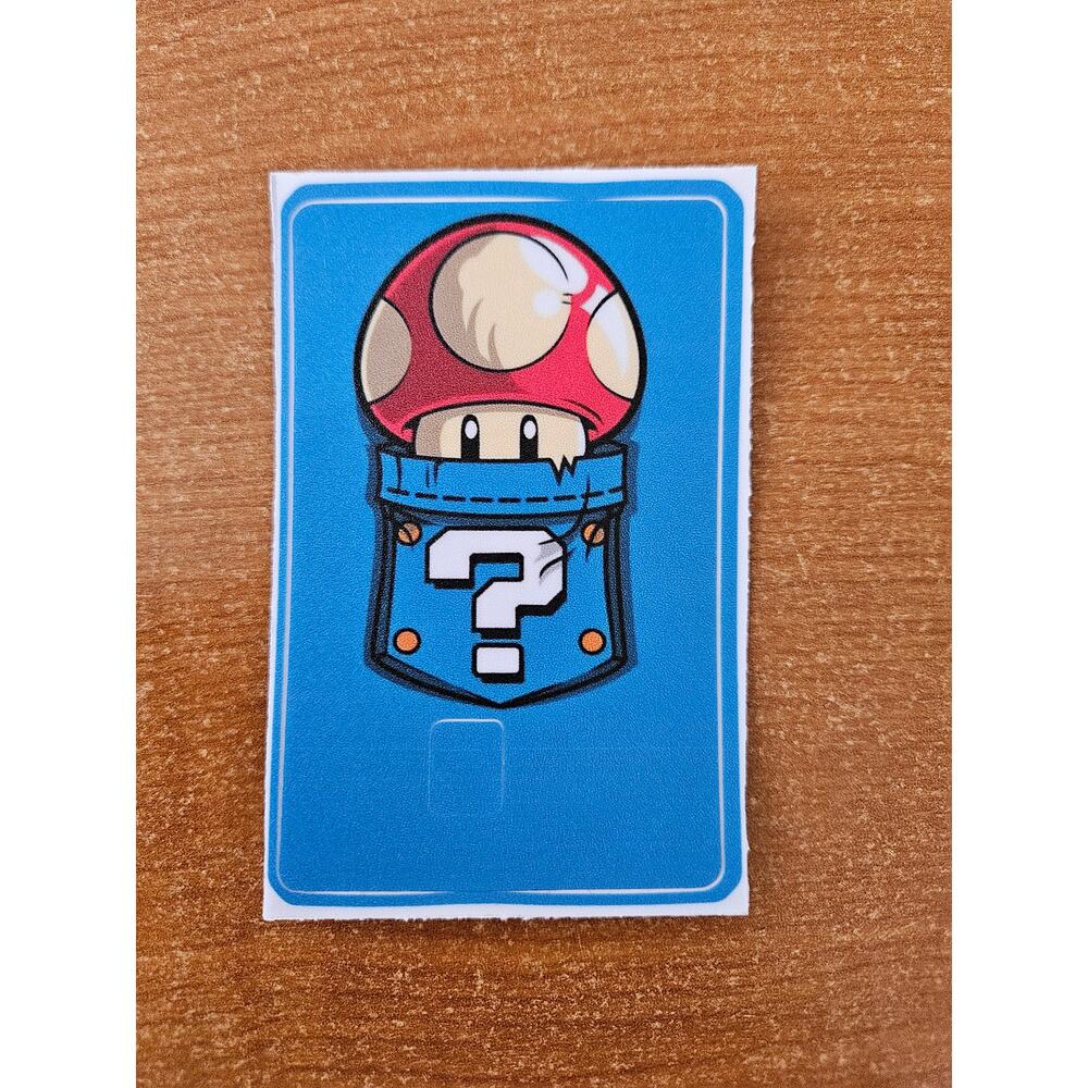 Debit Card Skin Sticker Super Mario Bros Credit Card Skin Sticker